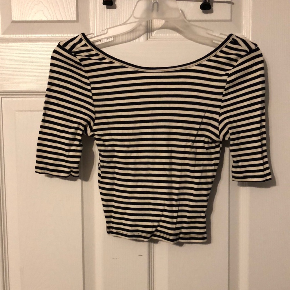 Striped Crop Top